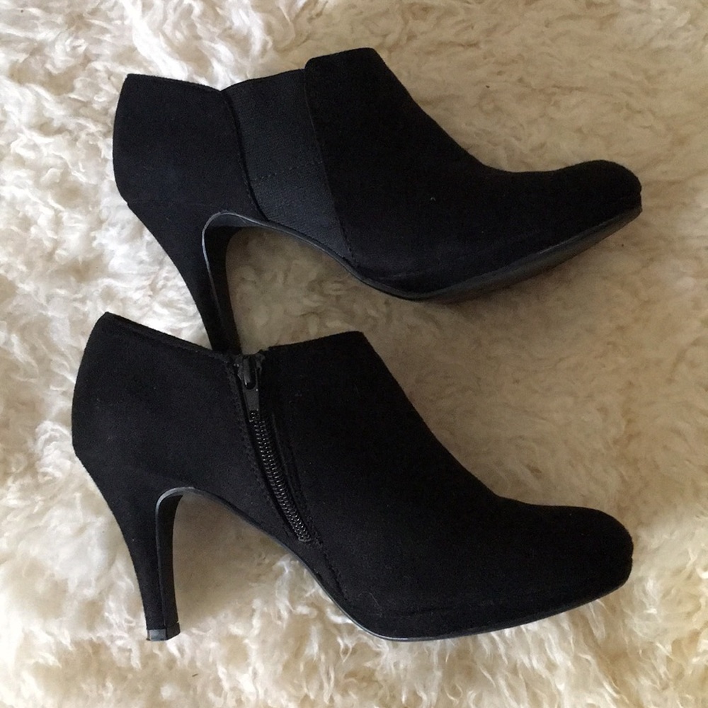Black ankle boots
